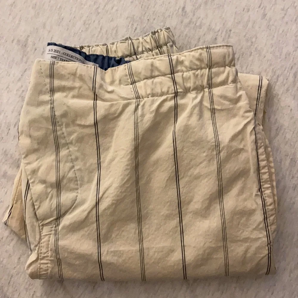 Zara Collection STRIPED POPLIN TROUSERS - Picture 6 of 6